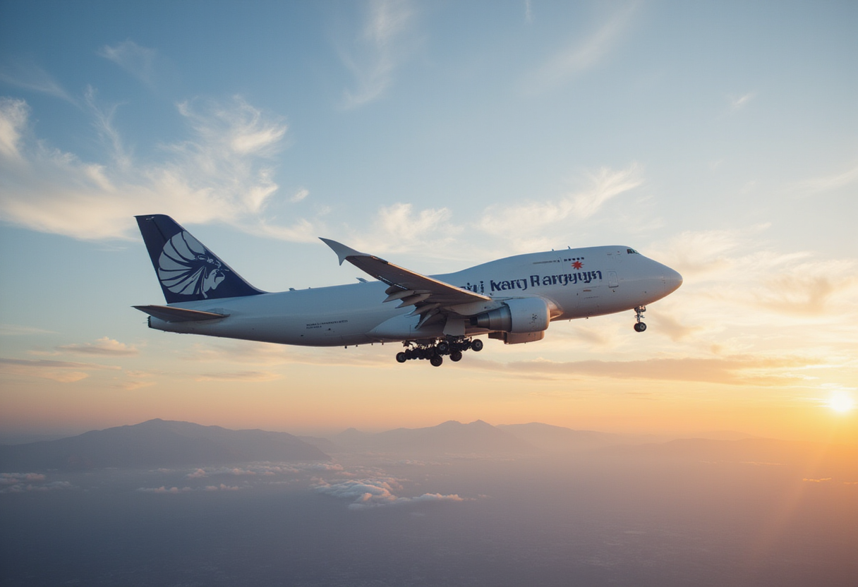 Up, up and away: Airbus A350F freighter takes to the skies in first-ever flight