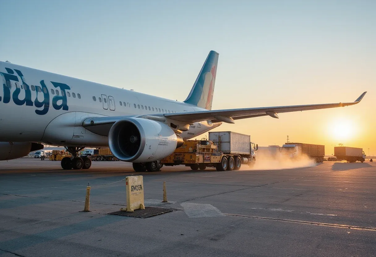 Airport expansion gulps 22,000 truckloads of dirt and counting - Axios